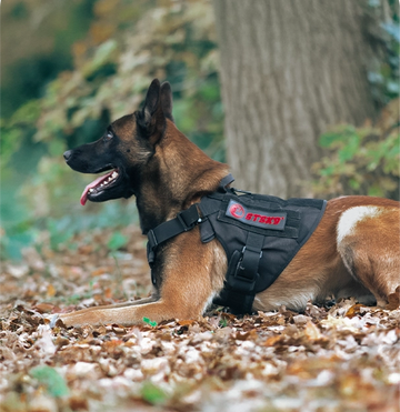 STSK9 MOLLE Tactical Harness – Modular, Escape-Proof Design for Working Dogs